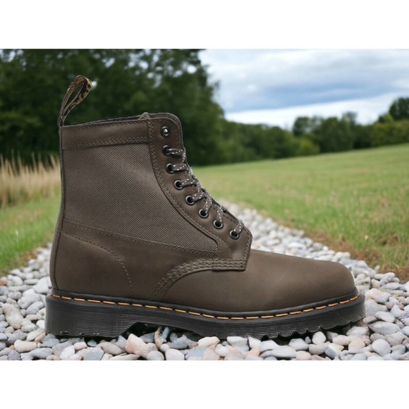 Dr. Martens 1460 Panel Leather Lace Up Brown Boots DM26912481 Mens 7 OR Women 8 main image 10